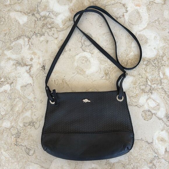 Roots Edie Crossbody Braided Tribe Leather Bag - Picture 11 of 12